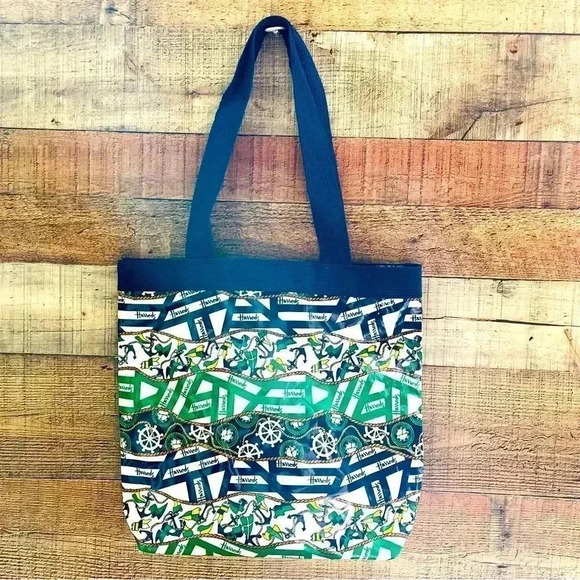 Harrods Nautical Theme Tote - Picture 1 of 7